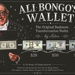 Ali Bongo's Wallet (Black) by Astor