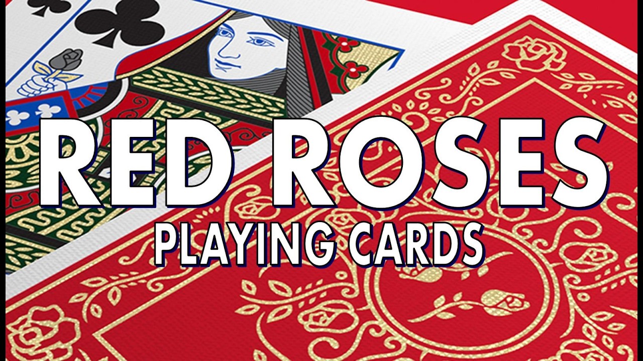 Deck Review - Red Roses Gold Foil Playing Cards (Fully Marked)