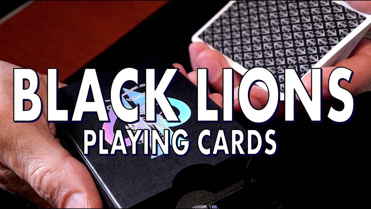 Deck Review - Black Lions X by David Blaine