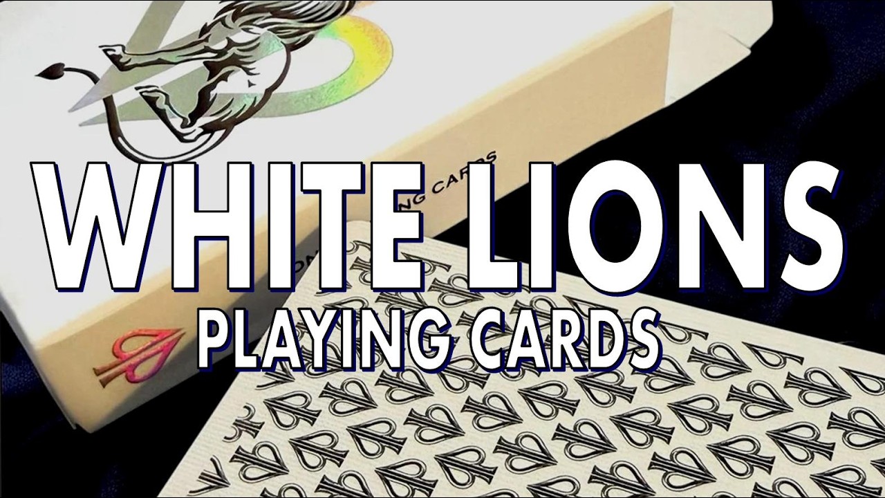 Deck Review - White Lions X by David Blaine