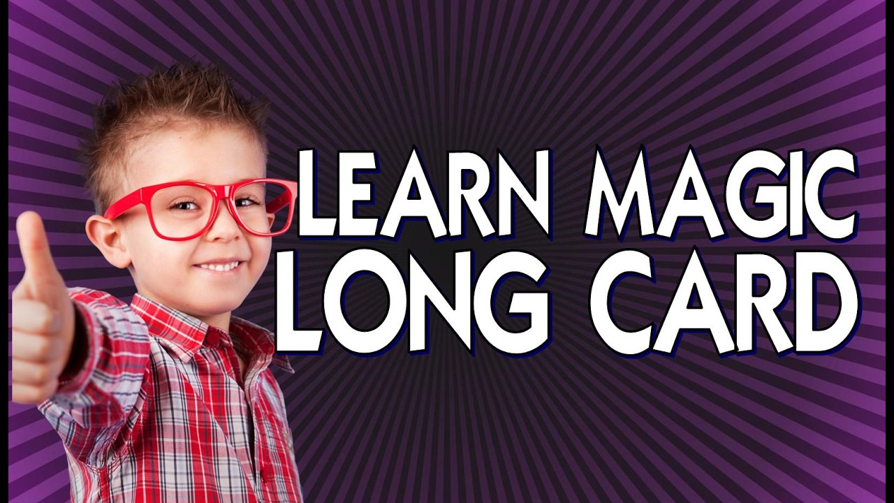 LEARN BEGINNER MAGIC - Long Card by Apprentice Magic