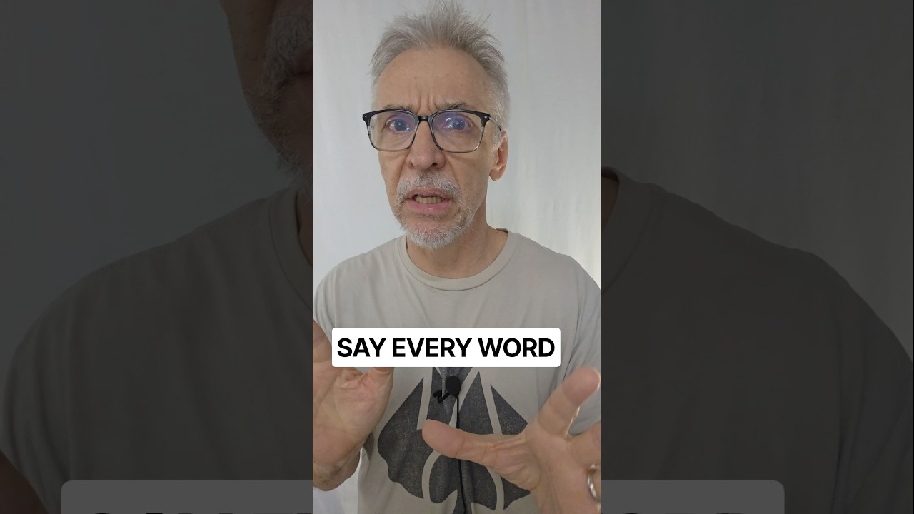Practice your magic out loud