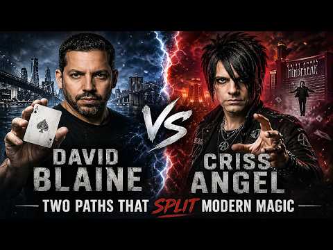 David Blaine vs Criss Angel - Two Paths That Split Modern Magic