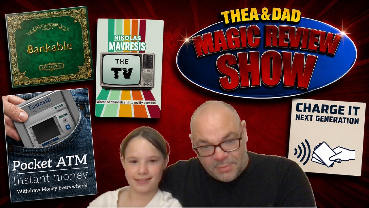 Bankable, The TV, Pocket ATM & Charge It | Thea & Dad's Magic Review Show