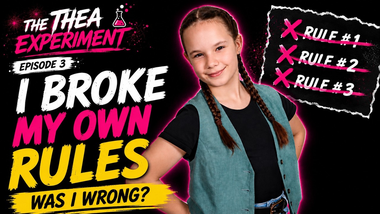 I BROKE MY OWN RULES | The Thea Experiment