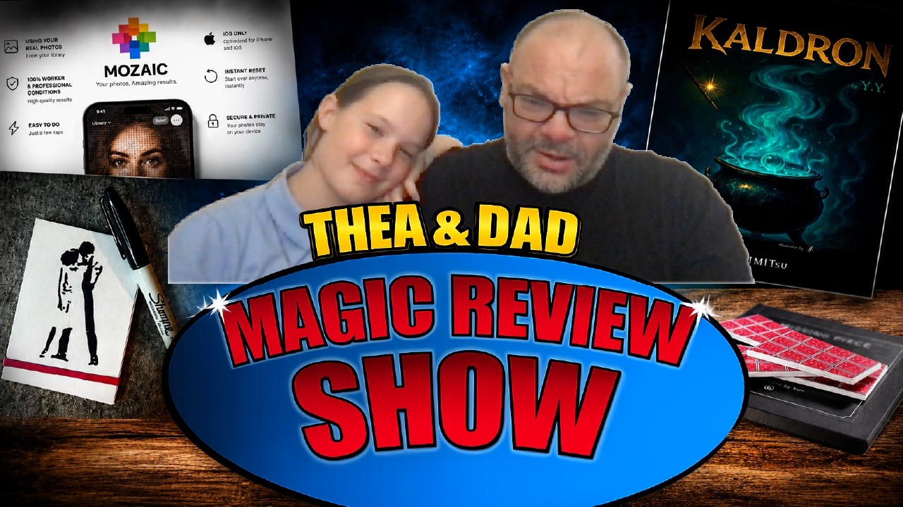 Mozaic, Missing Piece, Kaldron & Sketch Artist | Thea & Dad's Magic Review Show