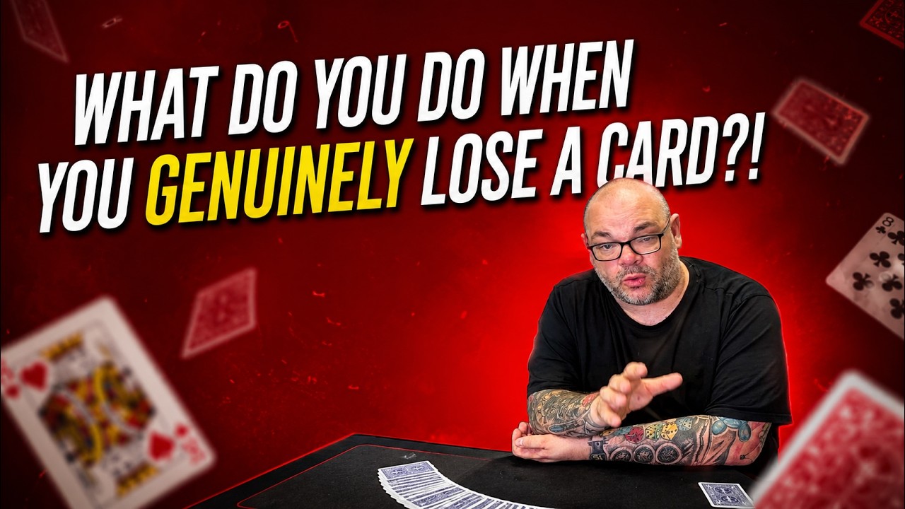 10 Ways To Save A Performance When You Genuinely Lose A Card | Magic Stuff