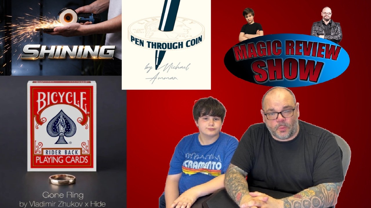 Pen Through Coin, Shining, Shoe Burn & Gone Ring | Craig & Ryland's Magic Review Show