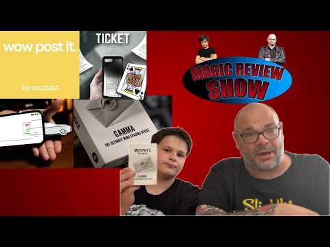 Gamma, Instant Wheels, Ticket & WOW Post It | Craig & Ryland's Magic Review Show