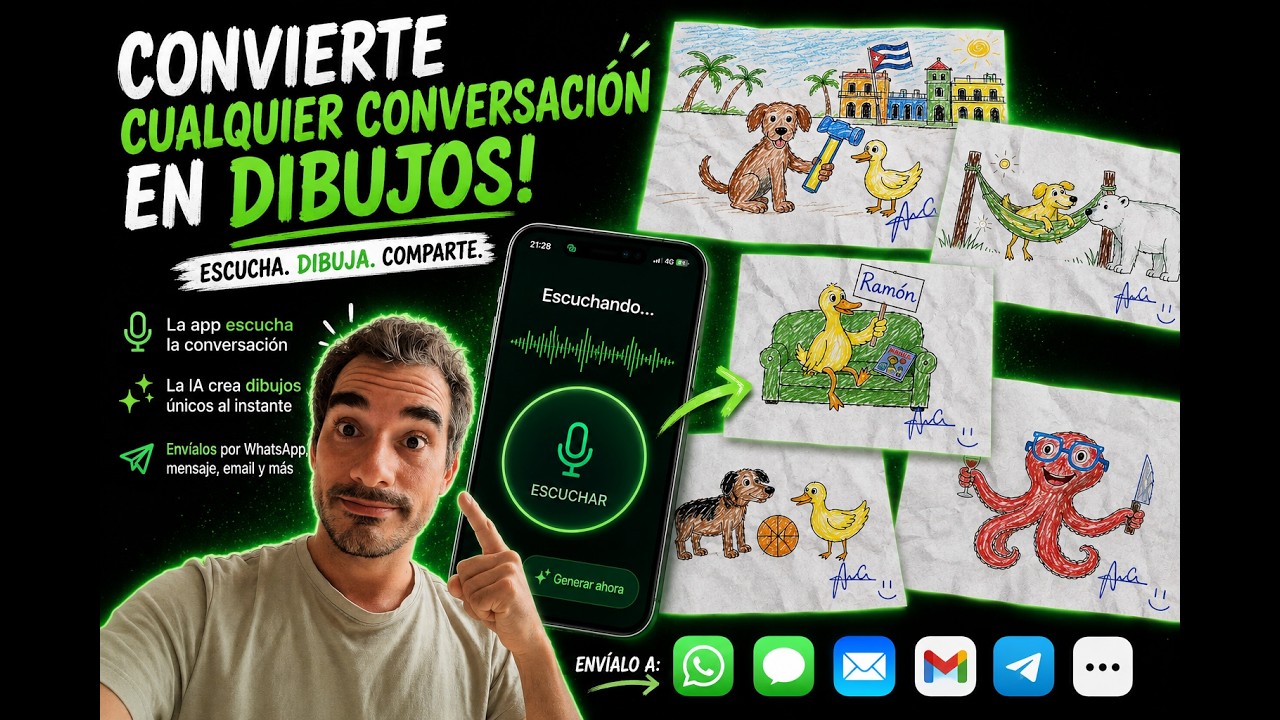 Sketch8 review: la app de magia con IA que dibuja lo que dice tu espectador